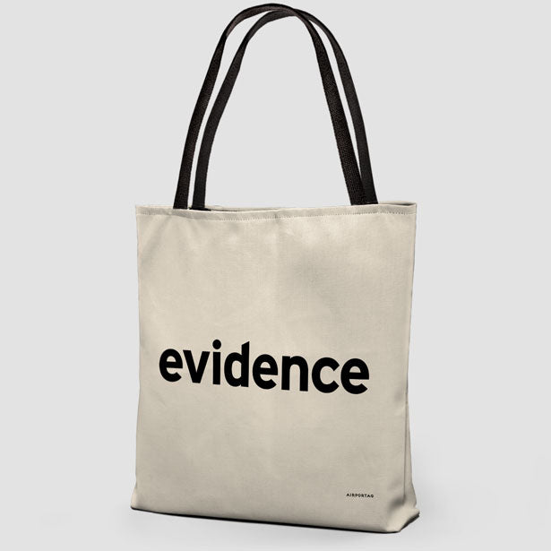 Evidence - Tote Bag airportag.myshopify.com