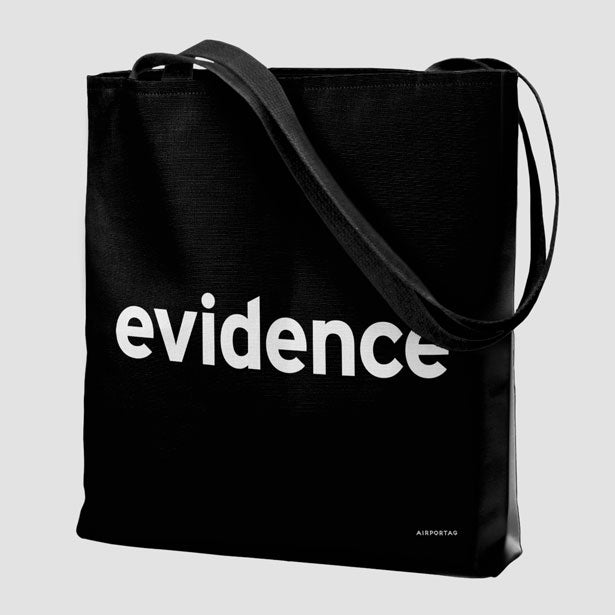 Evidence - Tote Bag airportag.myshopify.com