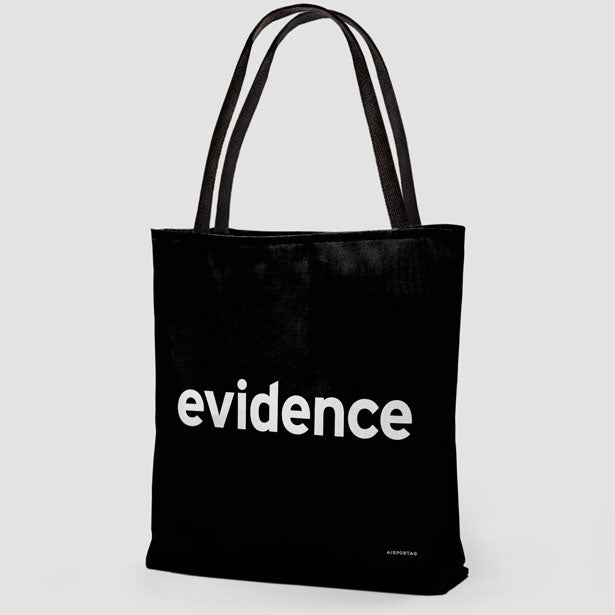 Evidence - Tote Bag airportag.myshopify.com
