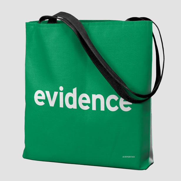 Evidence - Tote Bag airportag.myshopify.com