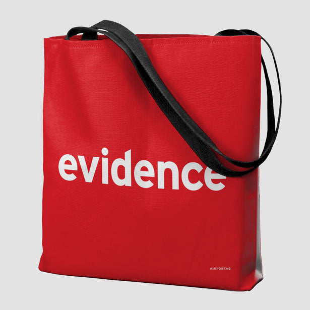 Evidence - Tote Bag airportag.myshopify.com