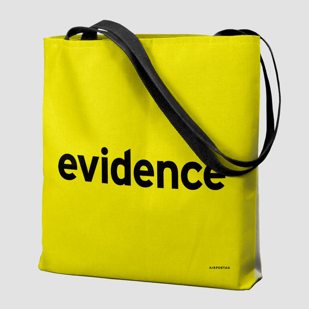 Evidence - Tote Bag airportag.myshopify.com
