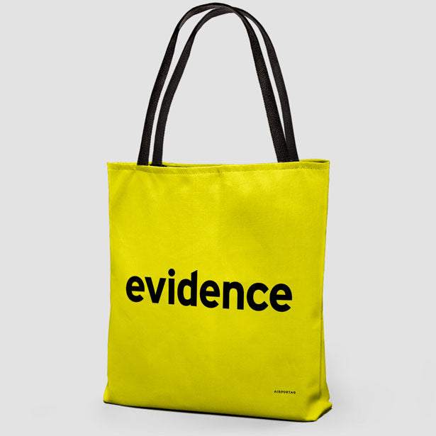Evidence - Tote Bag airportag.myshopify.com