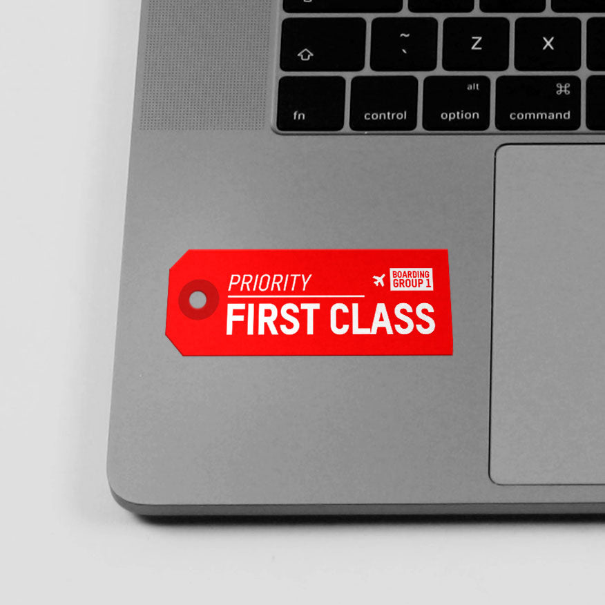 First Class - Sticker