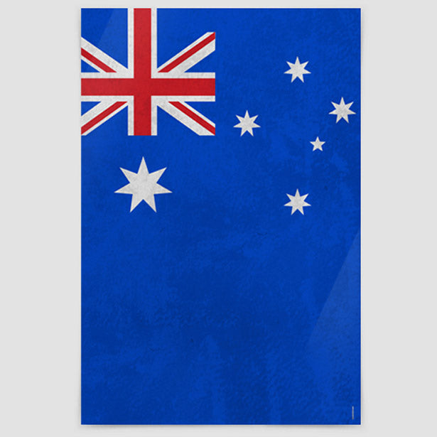 Australian Flag - Poster airportag.myshopify.com