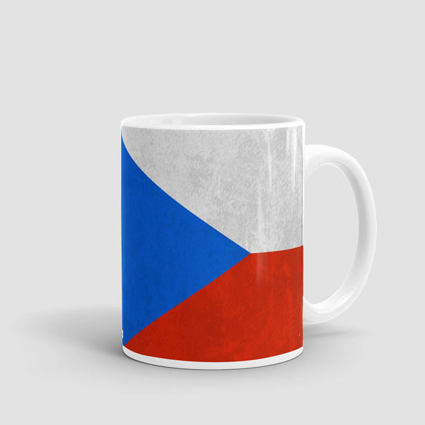 Czech Republic Flag - Mug - Airportag