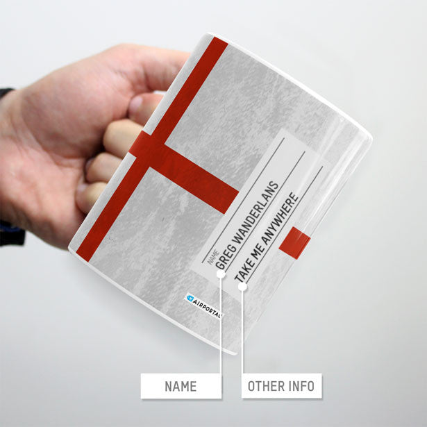 England's Flag - Mug - Airportag