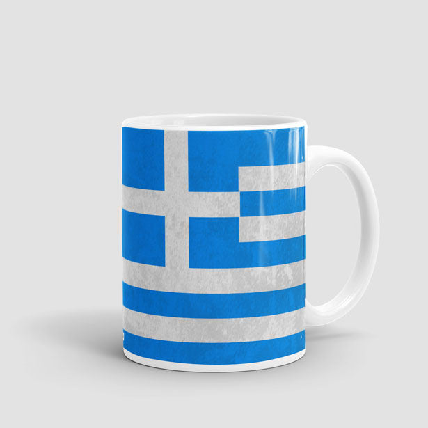 Greek Flag - Mug - Airportag