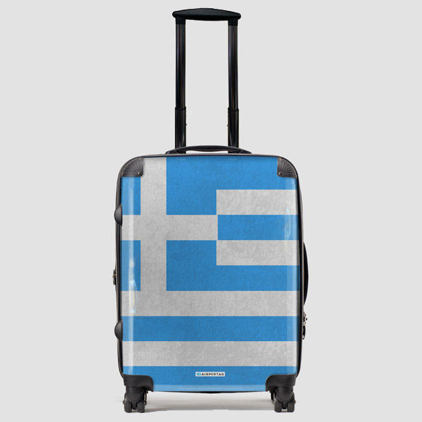 Greek Flag - Luggage airportag.myshopify.com