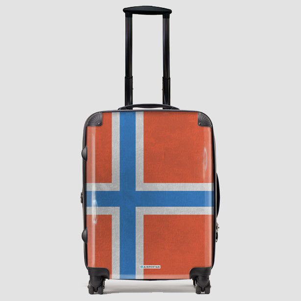 Norwegian Flag - Luggage airportag.myshopify.com