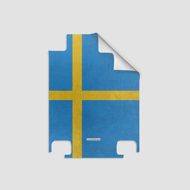 Swedish Flag - Luggage airportag.myshopify.com