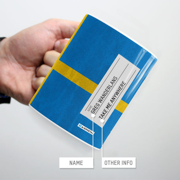 Swedish Flag - Mug - Airportag