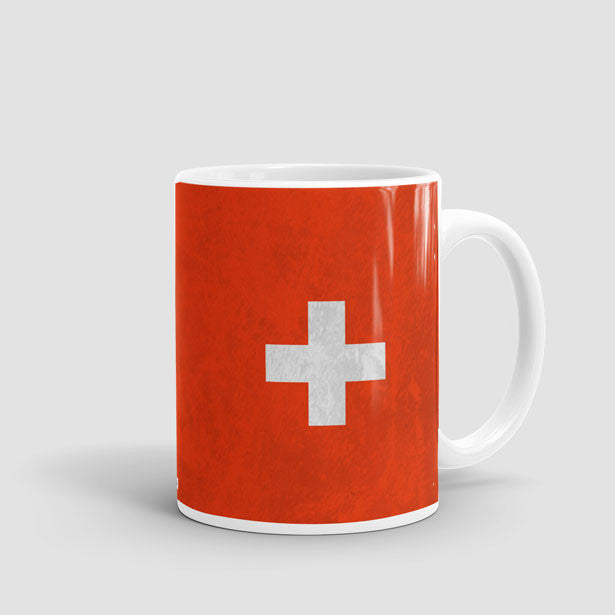 Switzerland Flag - Mug - Airportag