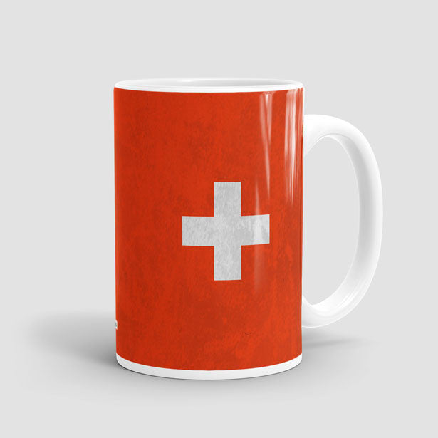 Switzerland Flag - Mug - Airportag
