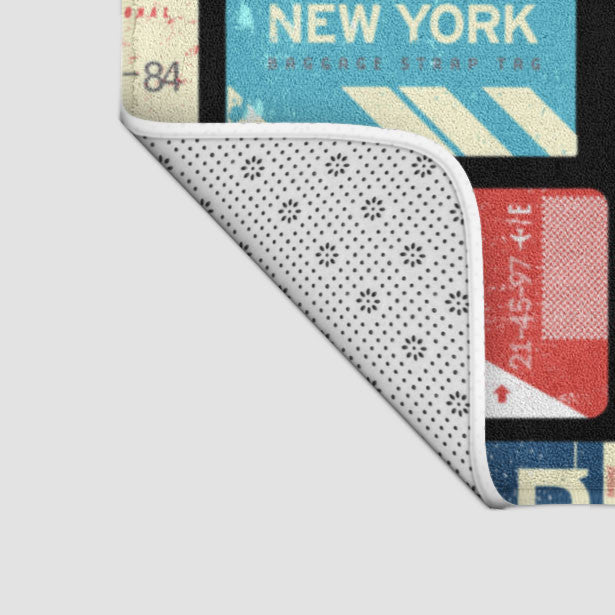 Flight Tags - Bath Mat - Airportag