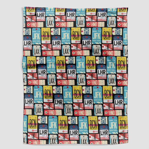 Flight Tags - Blanket - Airportag
