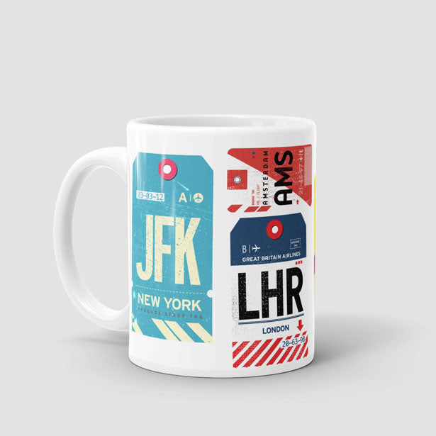 Flight Tags - Mug - Airportag