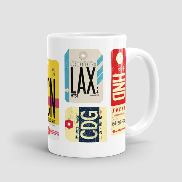 Flight Tags - Mug - Airportag