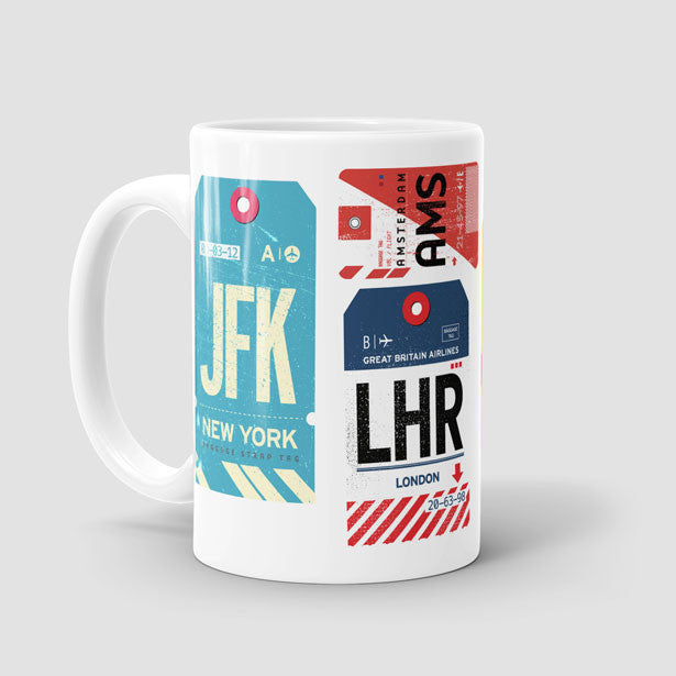 Flight Tags - Mug - Airportag