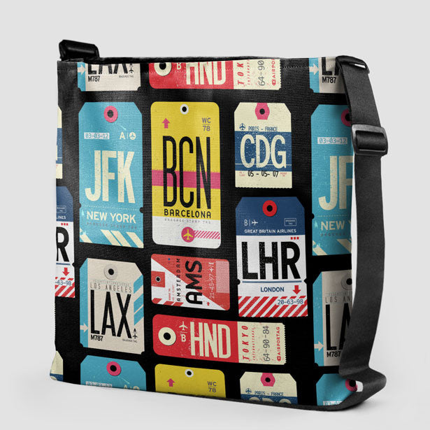 Flight Tags - Tote Bag - Airportag