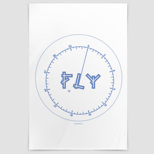Fly VFR Chart - Poster - Airportag