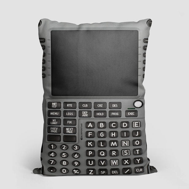 Flight Management Computer Boeing 737  - Throw Pillow airportag.myshopify.com