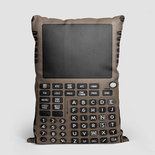Flight Management Computer Boeing 747 - Throw Pillow airportag.myshopify.com