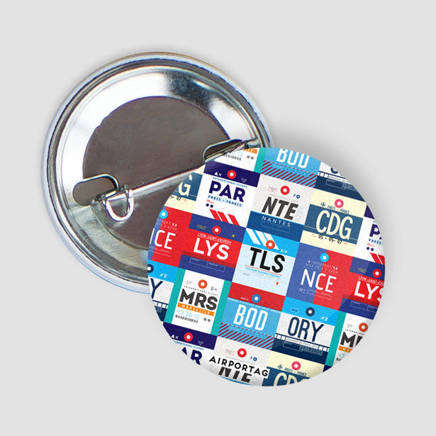 French Airports - Button - Airportag