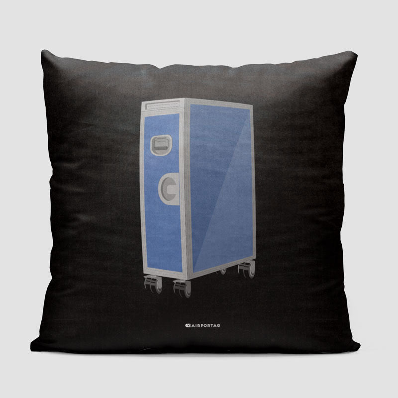 Galley Cart Isometric - Throw Pillow