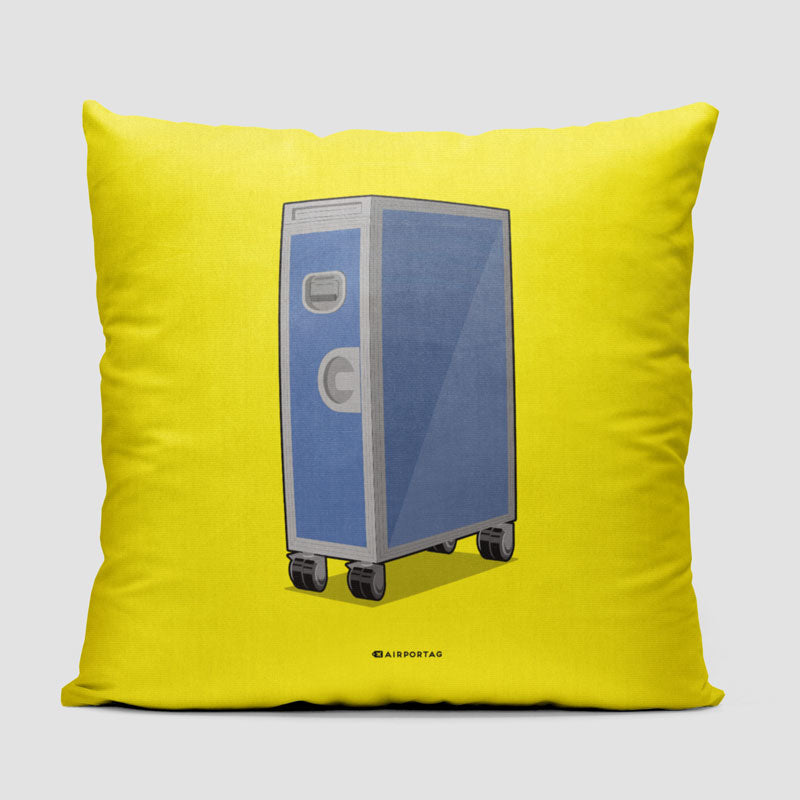 Galley Cart Isometric - Throw Pillow