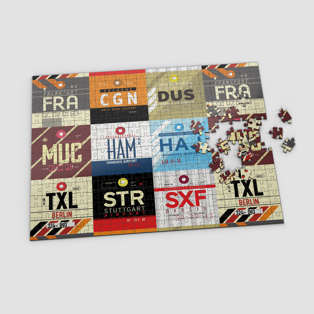 Germany Airports - Puzzle