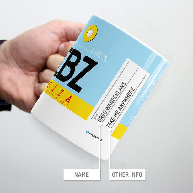 IBZ - Mug - Airportag