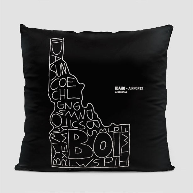 Idaho - Throw Pillow - Airportag
