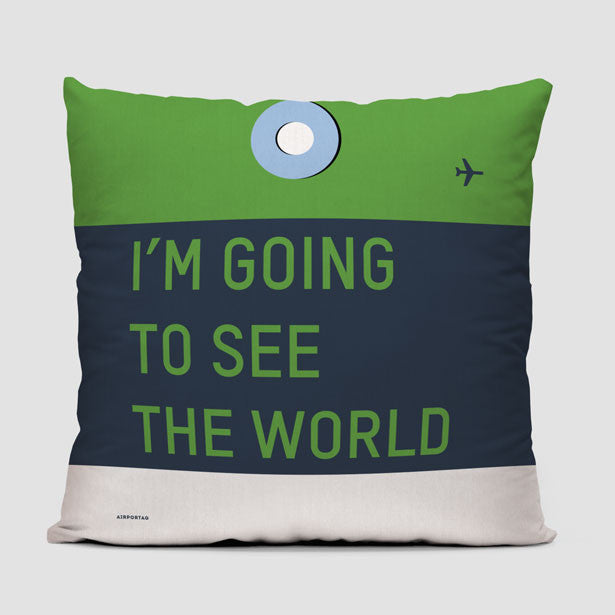 I'm Going To - Throw Pillow - Airportag
