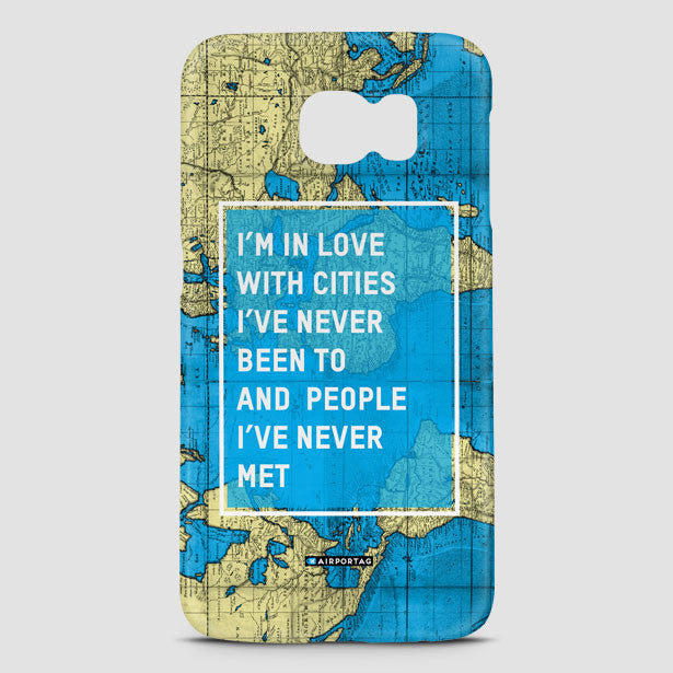 I'm in love with cities - Phone Case - Airportag