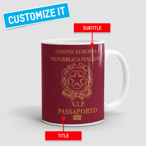 Italy - Passport Mug