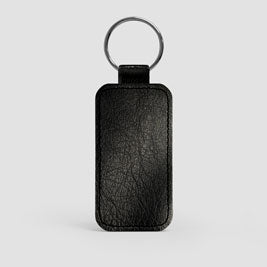 DXB - Leather Keychain - Airportag