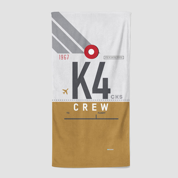 K4 - Beach Towel airportag.myshopify.com