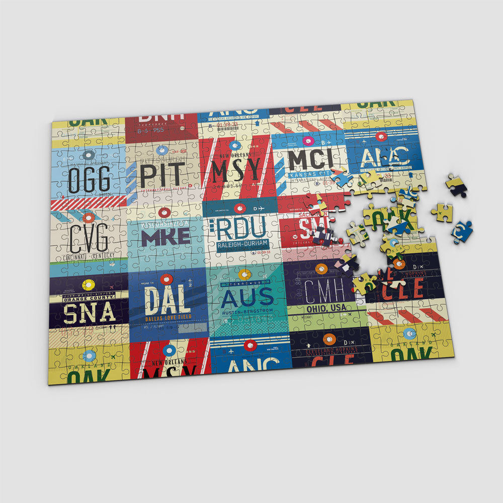 L Aéroports des États-Unis - Puzzle