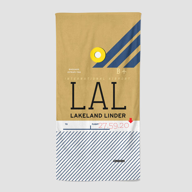 LAL - Beach Towel - Airportag