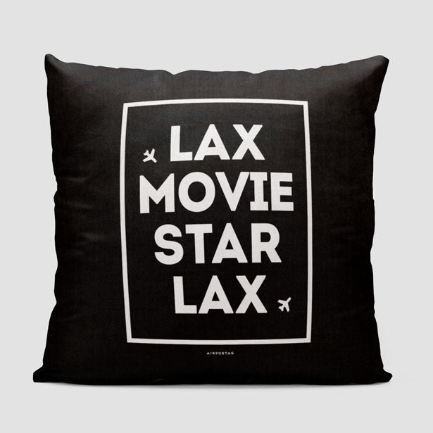 LAX - Movie / Star - Throw Pillow - Airportag