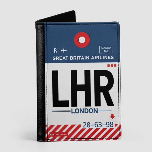 LHR - Passport Cover - Airportag