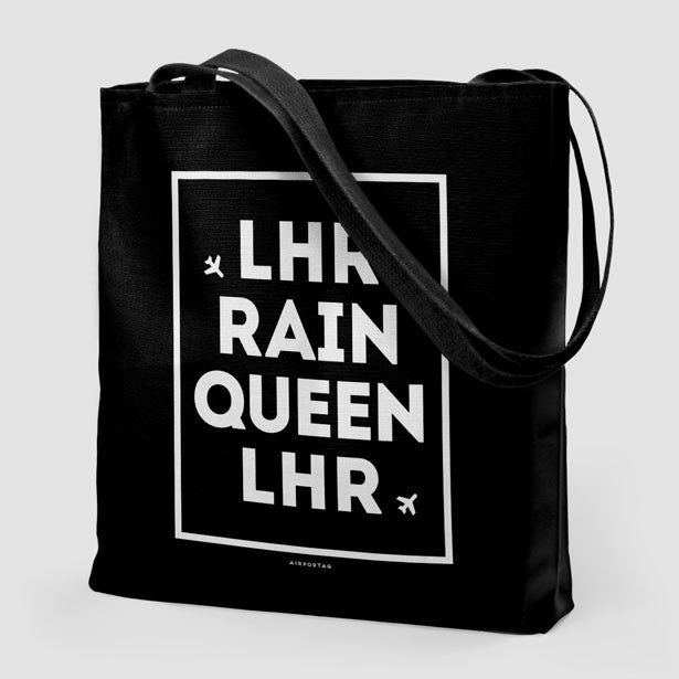 LHR - Rain / Queen - Tote Bag - Airportag