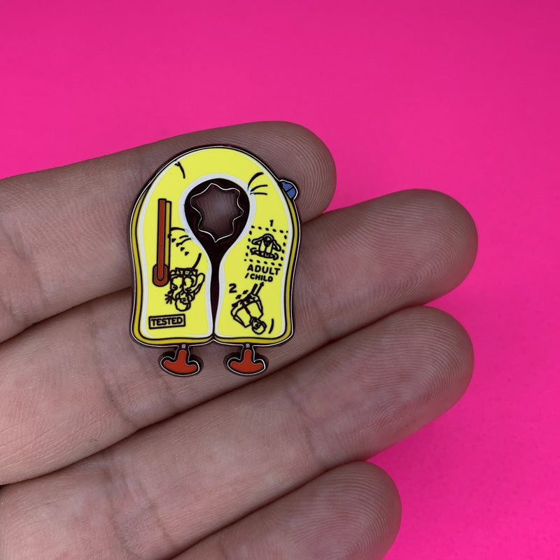 Life Vest - Enamel Pin