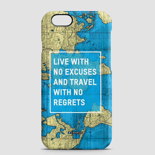 Live With No Excuses - Phone Case - Airportag