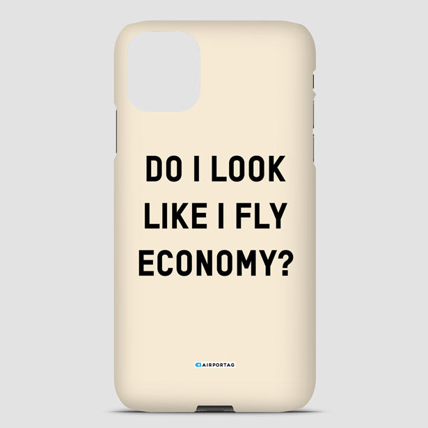 Do I Look Like I Fly Economy? - iPhone Case airportag.myshopify.com