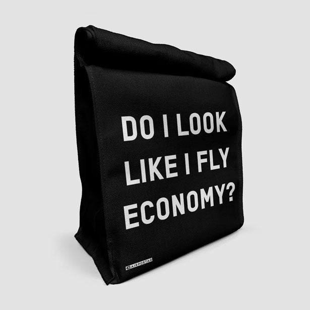 Do I Look Like I Fly Economy? - Lunch Bag airportag.myshopify.com