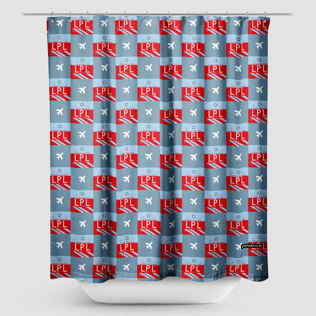 LPL - Shower Curtain - Airportag