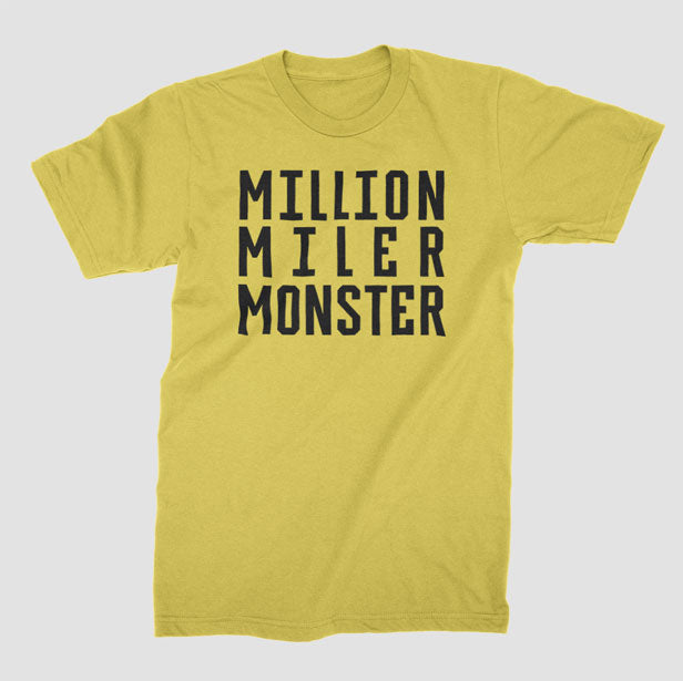 Million Miler Monster - T-Shirt airportag.myshopify.com