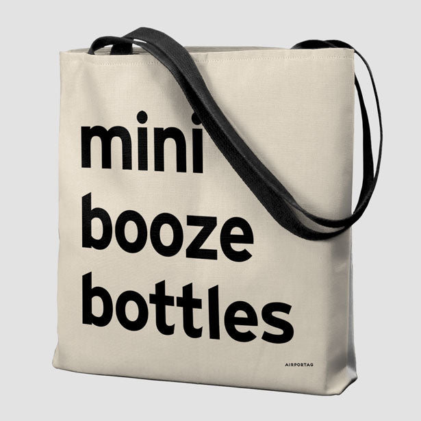 Mini Booze Bottles - Tote Bag airportag.myshopify.com